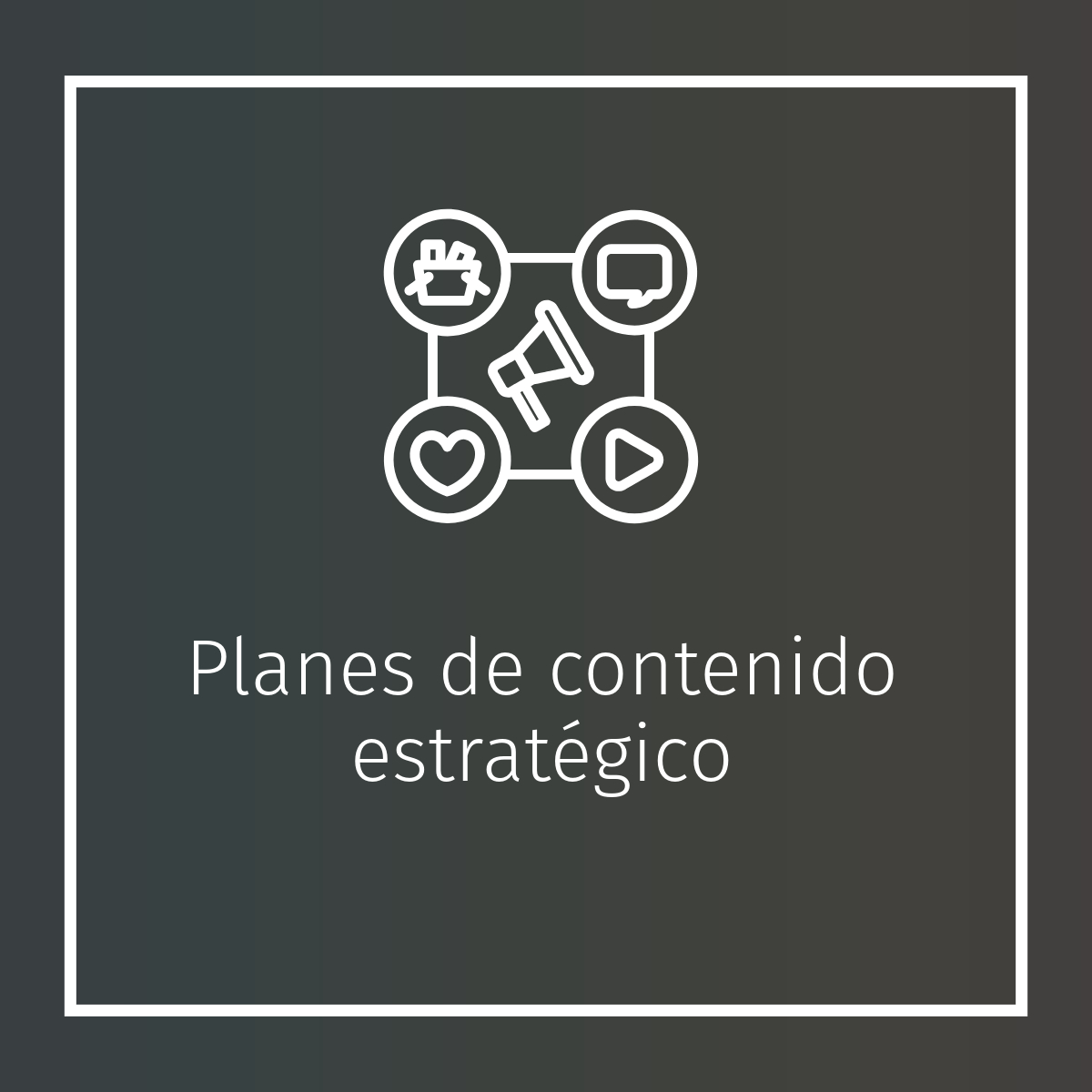 magen con el texto 'Planes de Contenido Estratégico